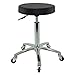 VAKON SALON - Rundhocker auf Rollen, höhenverstellbar von 55-75 cm Drehhocker, Rollhocker, Praxishocker, Bürohocker, Arbeitshocker
