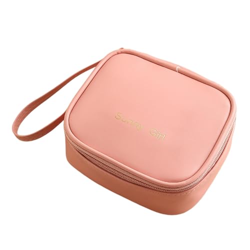 Bolsa De Almacenamiento Para Compresas Higiénicas, Funda Para Compresas - Bolsa Menstrual Portátil De Piel PU | Porta Absorbentes, Bolsas Para Compresas Menstruales,