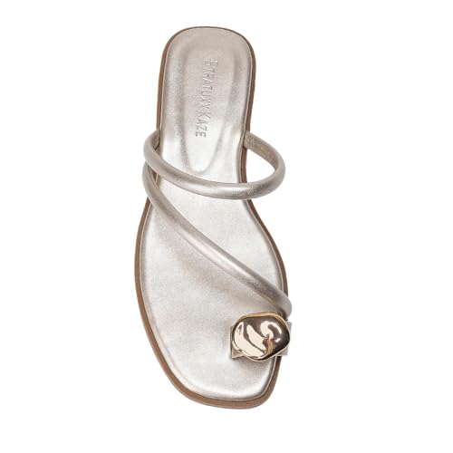 Stratuxx Kaze Women's Toe Ring Flat Sandals Open Toe Loop Dressy Thong - image 5