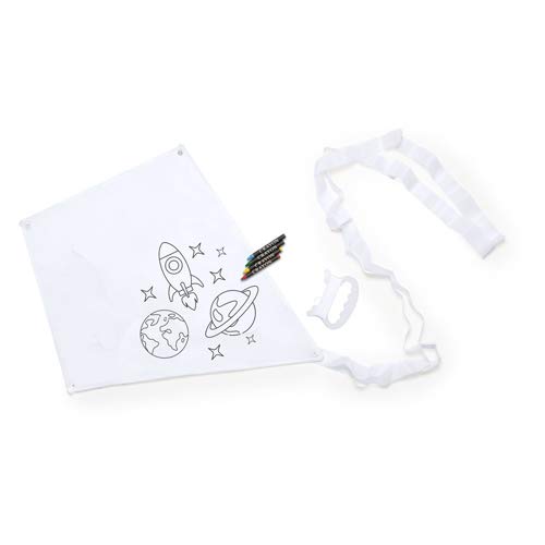 DISOK - Cometa Diver para Colorear con 4 Ceras. Cometas para niños, Cometas Baratas. Detalles niños en Bodas, bautizos, comuniones. (Lote 5)