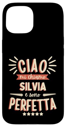 Silvia Idea Regalo Personalizzata Amica Nome Divertente �X�}�z�P�[�X iPhone 15 �p
