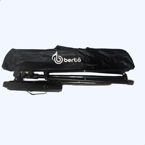 Suporte Estante De Partitura Pedestal Musical Bertô Maestro Dobrável Com Bolsa Bag Tripé Resistente