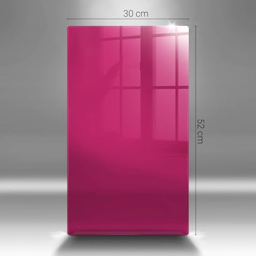 Planche à découper induction 30x52 cm Wallfluent rose pour protection plaque de cuisson - 7