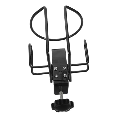 LAPYAPPE Multi-Purpose Metal Desk Cup Holder Clamp Large Size Drink Holder for Mugs Bottles Beer for Office Home