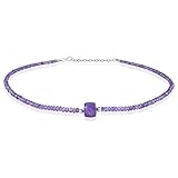 Steingröße: 3 bis 4 mm / Steinform – rund facettiert & Box facettiert