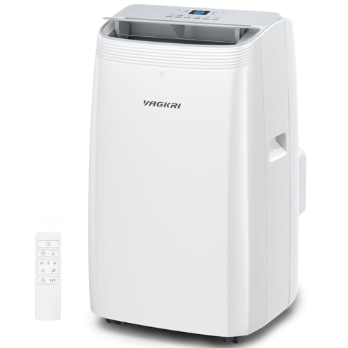 12,000 BTU Portable Air Conditioner, 3-in-1 AC Unit for Rooms Up to 450 Sq.Ft, Dehumidifier & Cooling Fan, Remote Control, Easy Install Window Kit, 24H Timer for Home/Office