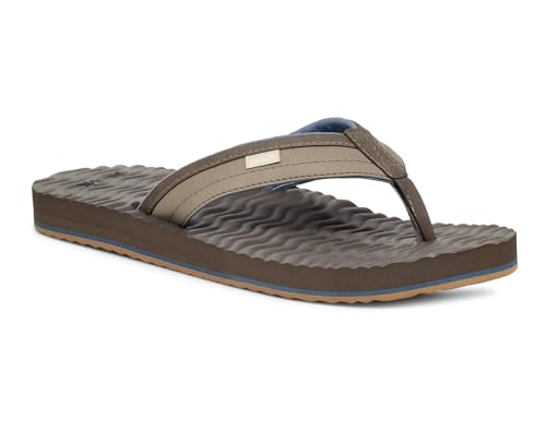 Image of Sanuk Mens Ziggy Plush | Flip Flops for Men | Mens Sandals | Beach Sandals | Supportive & Lightweight | Comfort Footbed