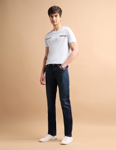 Image of U.S. Polo ASSN. Denim Jeans for Men, Slim Tapered Fit Men Jeans for Office & Regular Wear