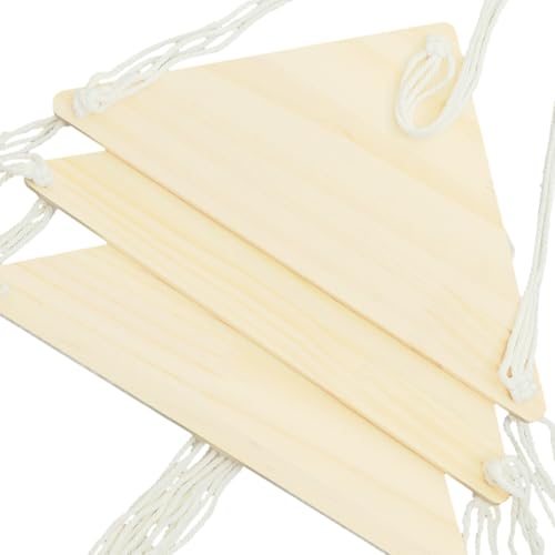 Étagère murale suspendue macramé faite de coton tressé durable - 4