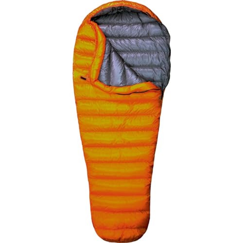 Western Mountaineering Flylite 34F Degree Down Sleeping Bag Orange/Grey Regular
