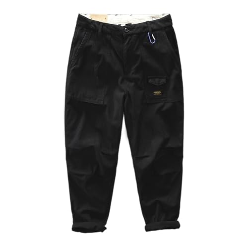 Pantalon de travail robuste en coton pur pour homme coupe classique hiver