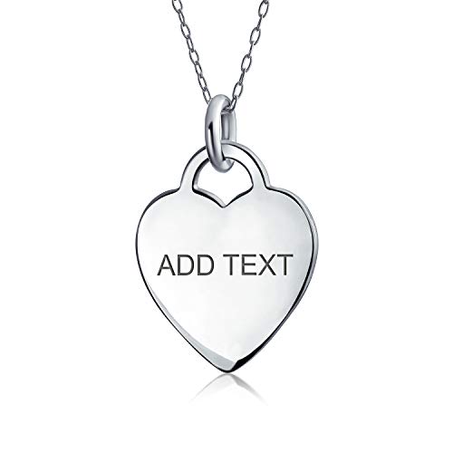 Collier initiale argent sterling avec pendentif lettre alphabet gravé pour femme et ado
