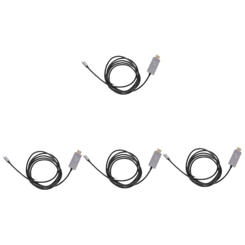 Cable USB C para video conexión de monitor compatible con Pro Book y MacBook Pro 4 piezas 6