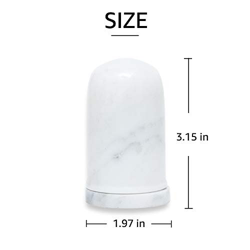 Jimei Marble Toothpick Holder With Lid, Toothpick Dispenser Porcelain Cocktail Stick Box Home Living Room Cotton Swab Storage Tank #TOP2