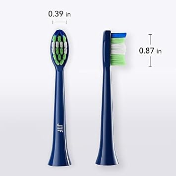 JTF Sonic Smart Toothbrush Genuine Standard Brush Heads, 9Pack, P200