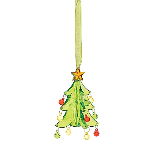 Árbol de Navidad en miniatura Enesco Facets para decoración navideña elegante 2