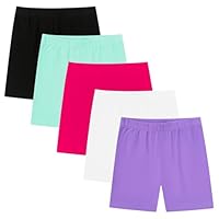 Moitiy Radlerhose Kinder Leggings Kurze Hosen Mädchen Sporthose Mädchen Turnhose Kruz Baumwolle Sport Shorts Sommerhose 10-12 Jahre