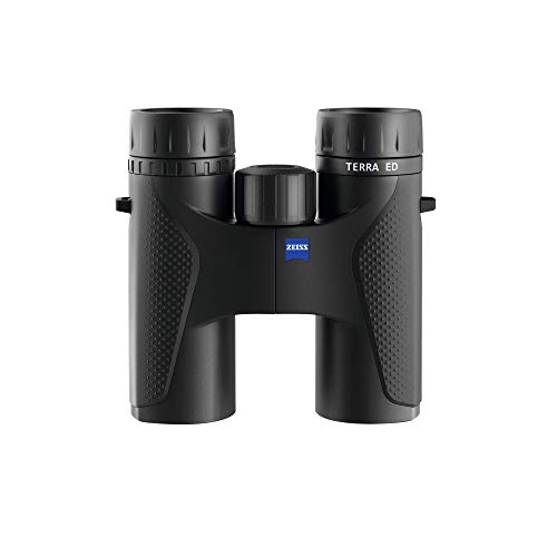 ZEISS Terra ED Binoculars 10x32 Waterproof, and Fast Focusing with Coated Glass for Optimal Clarity in All Weather Conditions for Bird Watching, Hunting, Sightseeing, Black -  523204-9901-000