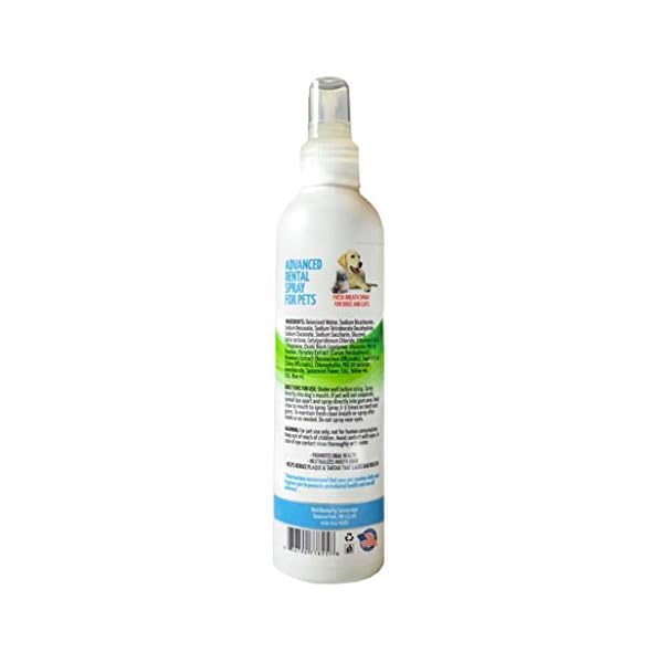 Sonnyridge Dog Dental Spray Removes Tartar, Plaque and Freshens Breath Instantly. The Most Advanced Dental Spray for Healthy Teeth, Gums and Oral Health Care for Your Dog, Cat or Pet – 1- 8 oz. bottle Sonnyridge Dog Dental Spray Removes Tartar, Plaque and Freshens Breath Instantly. The Most Advanced Dental Spray for Healthy Teeth, Gums and Oral Health Care for Your Dog, Cat or Pet – 1- 8 oz. bottle