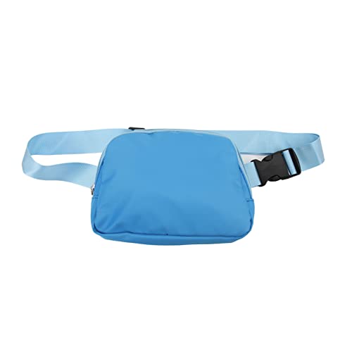 Bolsa de Cintura Fashion, Pochete Feminina Estilo Conciso Compartimento Interno Com Zíper para Viage