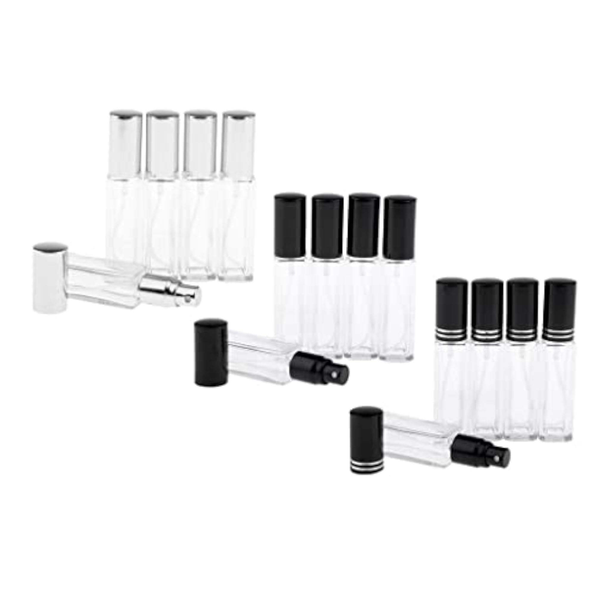 3x 8ml Refillable Perfume Atomizer Empty Spray Bottle
