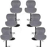 Photo Gallery xgangm velluto coprisedie sgabello con schienale da bar girevoli elasticizzato 6/4/2 pezzi, fodera sgabelli da bar curvo copertura sedie casa ufficio pranzo cucina,light grey,6pcs Photo Gallery xgangm velluto coprisedie sgabello con schienale da bar girevoli elasticizzato 6/4/2 pezzi, fodera sgabelli da bar curvo copertura sedie casa ufficio pranzo cucina,light grey,6pcs