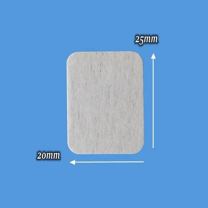 20 Pcs CA Hinges Aileron Connection for RC Aircraft Model Accessories Replacement Color White (Color : 20 pcs D25xW20xH0.3)