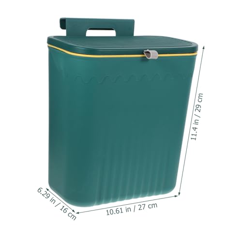 Caneca de basura rectangular para cocina y baño miniatura 2