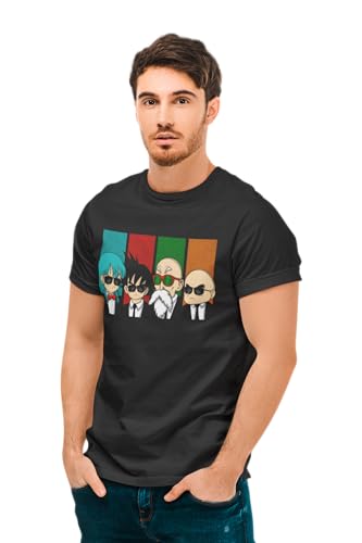 Camisetas La Colmena – 2239-Reservoir Kame T-Shirt (Melonseta) (L, Negro.)