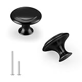 Probrico 10Pack Single Hole Black Cabinet Knobs...