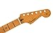Fender Stratocaster Guitar Neck, Satin Roasted, 22 Jumbo Frets, Flat Oval Shape, Maple and Rosewood Fingerboard