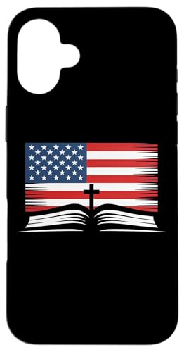 Read The Bible America ? United States Flag Christian Faith �X�}�z�P�[�X iPhone 16 Plus �p