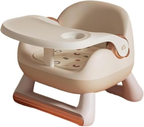 ベビーチェア ダイニングチェア 子供用椅子 赤ちゃんチェア キッズチェア 滑り止め 安全 快適 軽量 クッション付き 取り付け簡単 ベビーシート 幼児 屋内外用 6ヶ月-8歳 取り外し可能なデ (ホワイトゴールドプレーテッド)