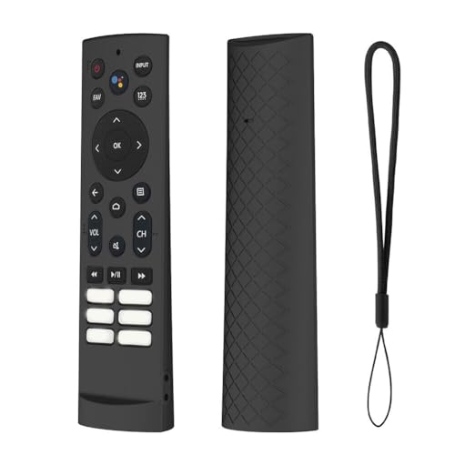 Catálogo para Comprar On-line hisense h8e los 5 mejores. 42 USTIYA SG Funda Control para Hisense Smart TV ERF3A90 U7G U9G U8 Series 4K ULED Control Remoto Case Silicone Remote Protection Cover Protector (Negro)