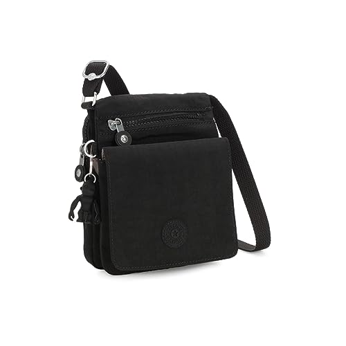 Kipling Women's New Eldorado Crossbody Bag, Black Tonal Ii, 6''L x 7.75''H x 0.75''D by Kipling - Image 2