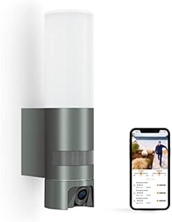 Steinel L 620 CAM WiFi Security Light - Full-HD Smart Camera, Intercom, Alarm & Infrared Motion Sensor, Outdoor Wall Light, Surveillance, 14.1 W, Anthracite