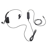 Acouto Telefon-Headset mit Mikrofon mit Geräuschunterdrückung, Einzelohr-Unterstützung,...