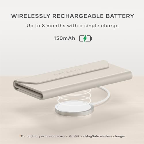 Image of Satechi FindAll Smart Glasses Case with Find My, Foldable & Portable, Wireless Rechargeable, Loud Audible Left-Behind Alerts