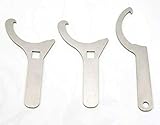 1320 Performance Stainless steel SPANNER WRENCHES 3PCS COILOVER ADJUSTMENT Tool