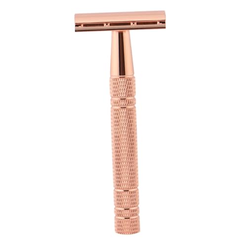TOVINANNA Metal Manual Shaving Cutter Safety Razor for Men Double Edge Razor Face Shaver