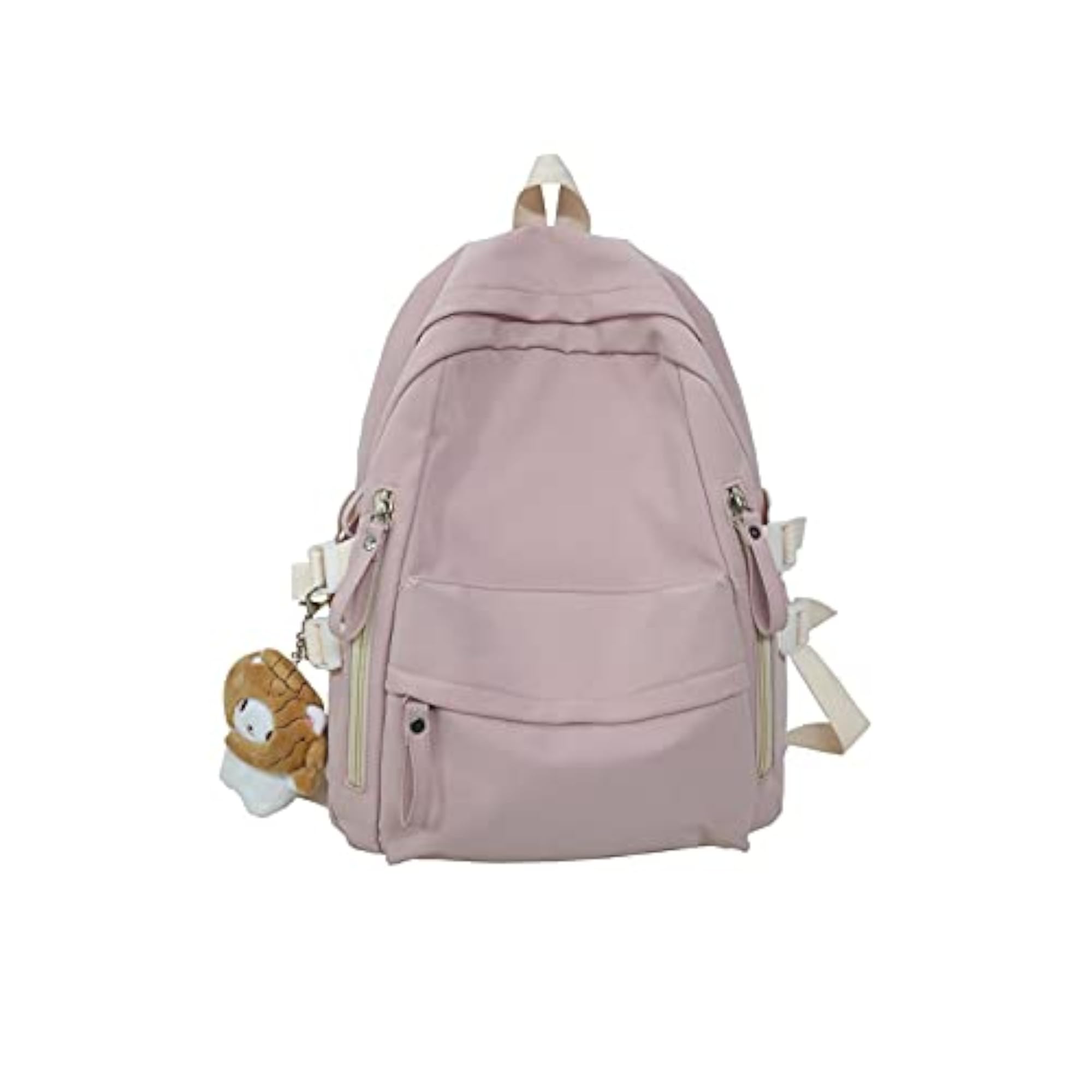 Cute Solid Color Women's Large Capacity Backpack, Stylish