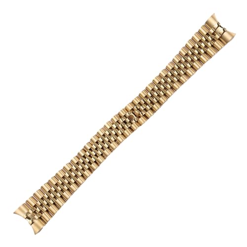 Bracelet acier inoxydable haut de gamme argenté et doré pour Oyster Perpetual