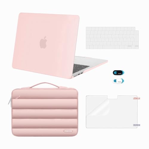MOSISO �Ή��@�� MacBook Air �P�[�X 13�C���` 2026 M5 M4 M3 M2�`�b�v 2025-2022���� A3449 A3240 A3113 A2681�A�Ή��@�� MacBook Air 13.6�C���` (�v���X�`�b�N)�n�[�h�V�F