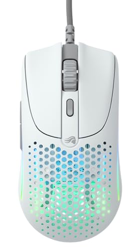 Glorious Gaming Model O 2 Mouse da gaming wired - Ultraleg. 59 g, FPS, 26.000 DPI, Motion Sync, switch da 80 milioni di clic, 6 tasti programmabili, ambidestro, RGB, piedini in PTFE - Bianco - Immagine 1