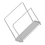 Toyvian Küchenorganizer aus Weißem Edelstahl mit Doppeltem Ablagegestell Spüllappenhalter und Abtropffunktion Platzsparend und Kompatibel für Vielfältige Küchenstile als