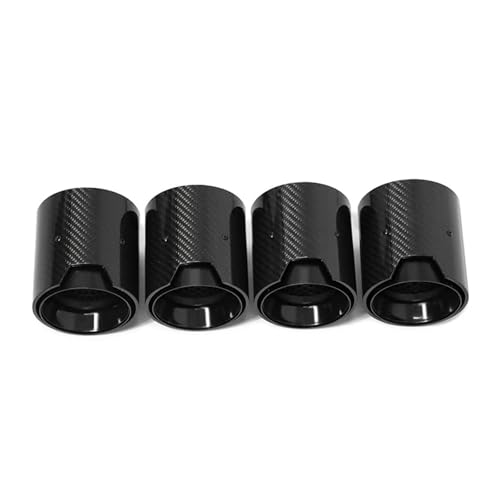 Embout echappement carbone mat avec buse 70mm pour silencieux auto de sport M5 F10 M6