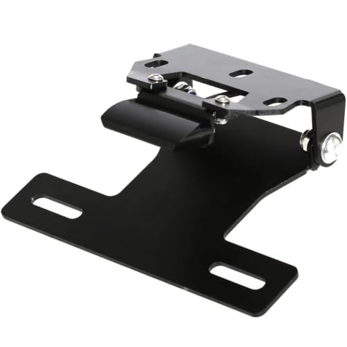 Support plaque d'immatriculation moto Z125MA anti-vibrations avec feu stop LED fixe