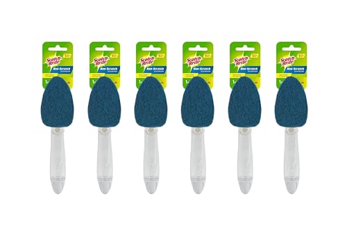 Image of Scotch-Brite Non-Scratch Dishwand - Keep Hands Out of The Mess - Good for Scrubbing in Kitchen and Bathroom - 6 Pack