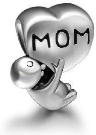 Baby Hold A Mom Love Heart Charm