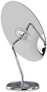 メイクアップミラー メイクアップミラー、楕円形メイクアップミラー/ドレッシングミラー - デスクトップ ミラーメタルホーム